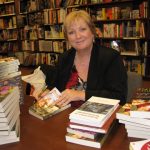Signing copies of my novels in an Ottawa bookshop